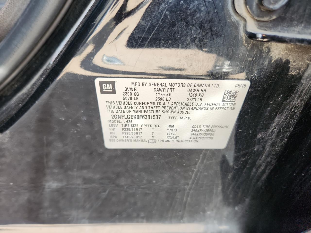 CHEVROLET EQUINOX LT