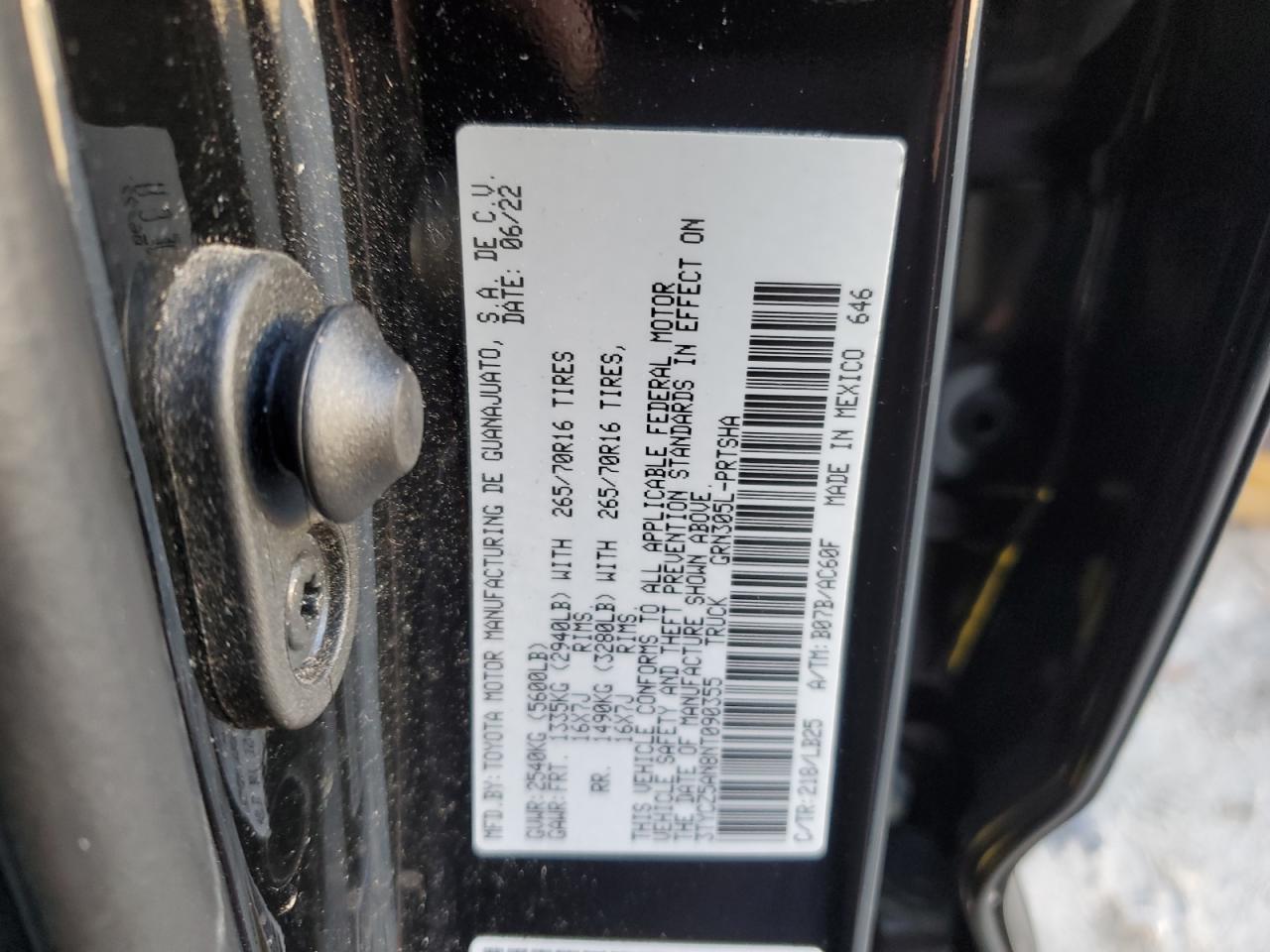 TOYOTA TACOMA DOUBLE CAB