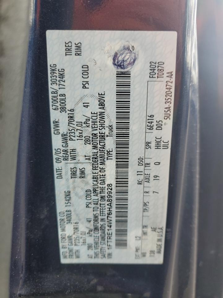 Lot #3293441405 2006 FORD ECONOLINE