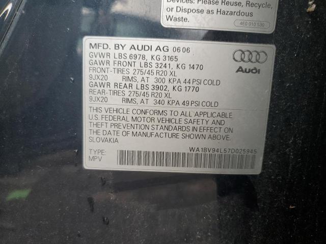 2007 AUDI Q7 4.2 QUA #3316744423