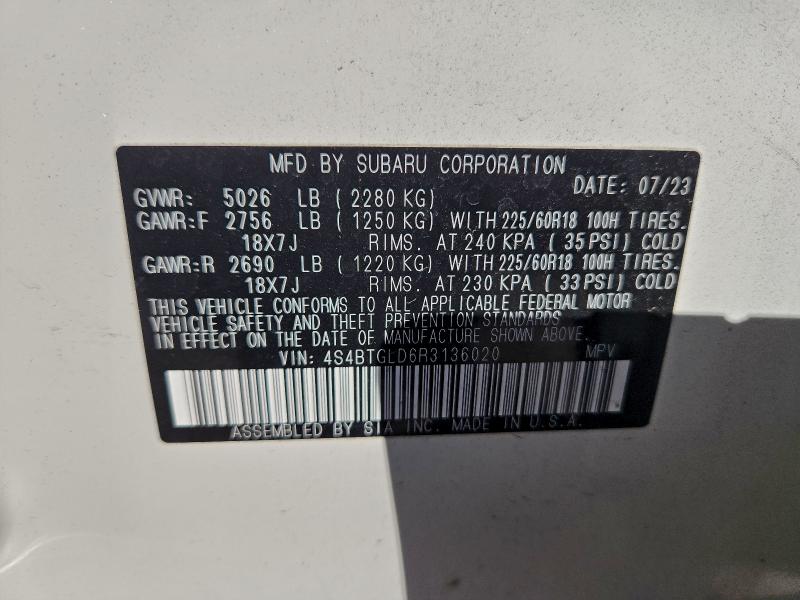 2024 SUBARU OUTBACK ON #3309771917