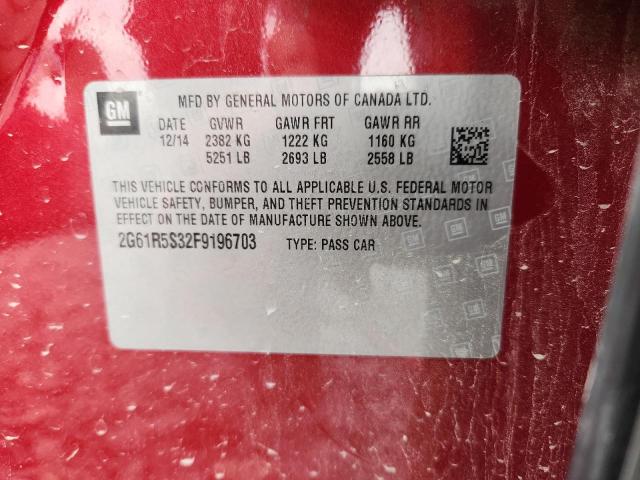 2015 CADILLAC XTS PREMIU 2G61R5S32F9196703