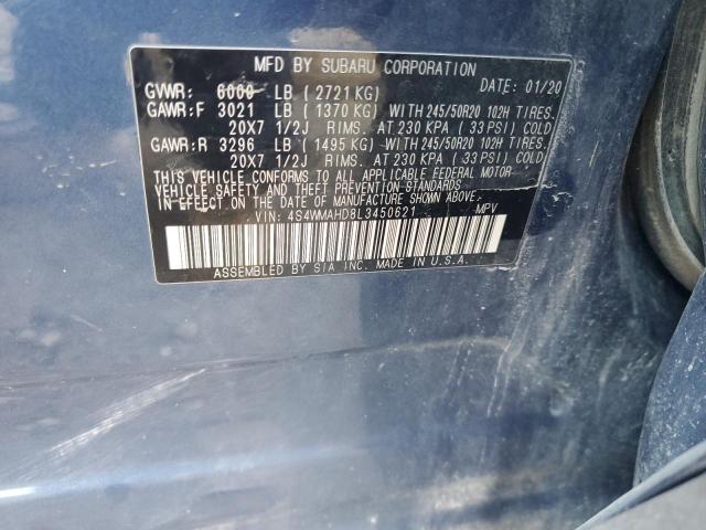 2020 SUBARU ASCENT PRE #3290662496
