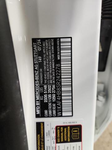 2025 MERCEDES-BENZ C 300 4MAT #3304766943