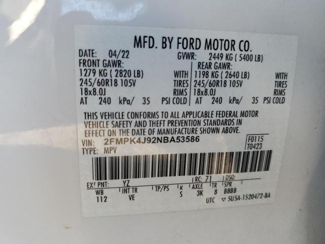 2022 FORD EDGE SEL #3302121131