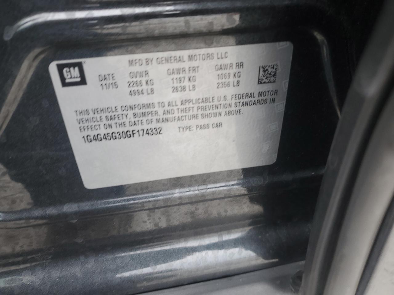 BUICK LACROSSE SPORT TOURING