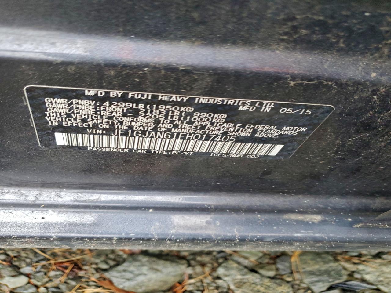 SUBARU IMPREZA LIMITED