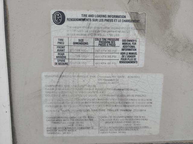 2014 CROSSROADS CROSSROADS RV CRUISE #3287697022