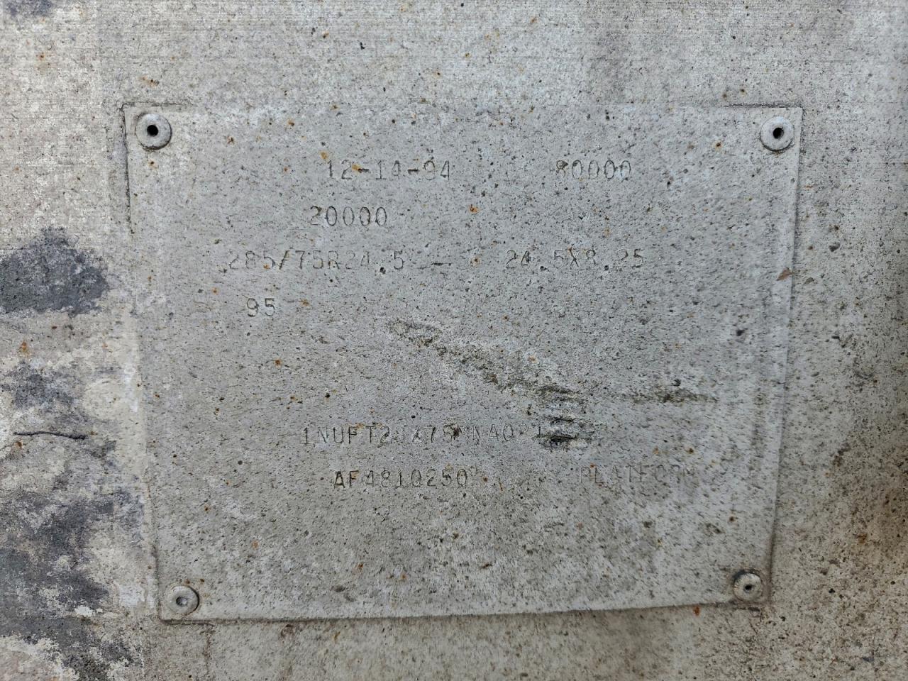 Lot #3297901834 1995 BENS TRAILER