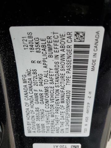 2022 HONDA CIVIC SPOR #3302890953