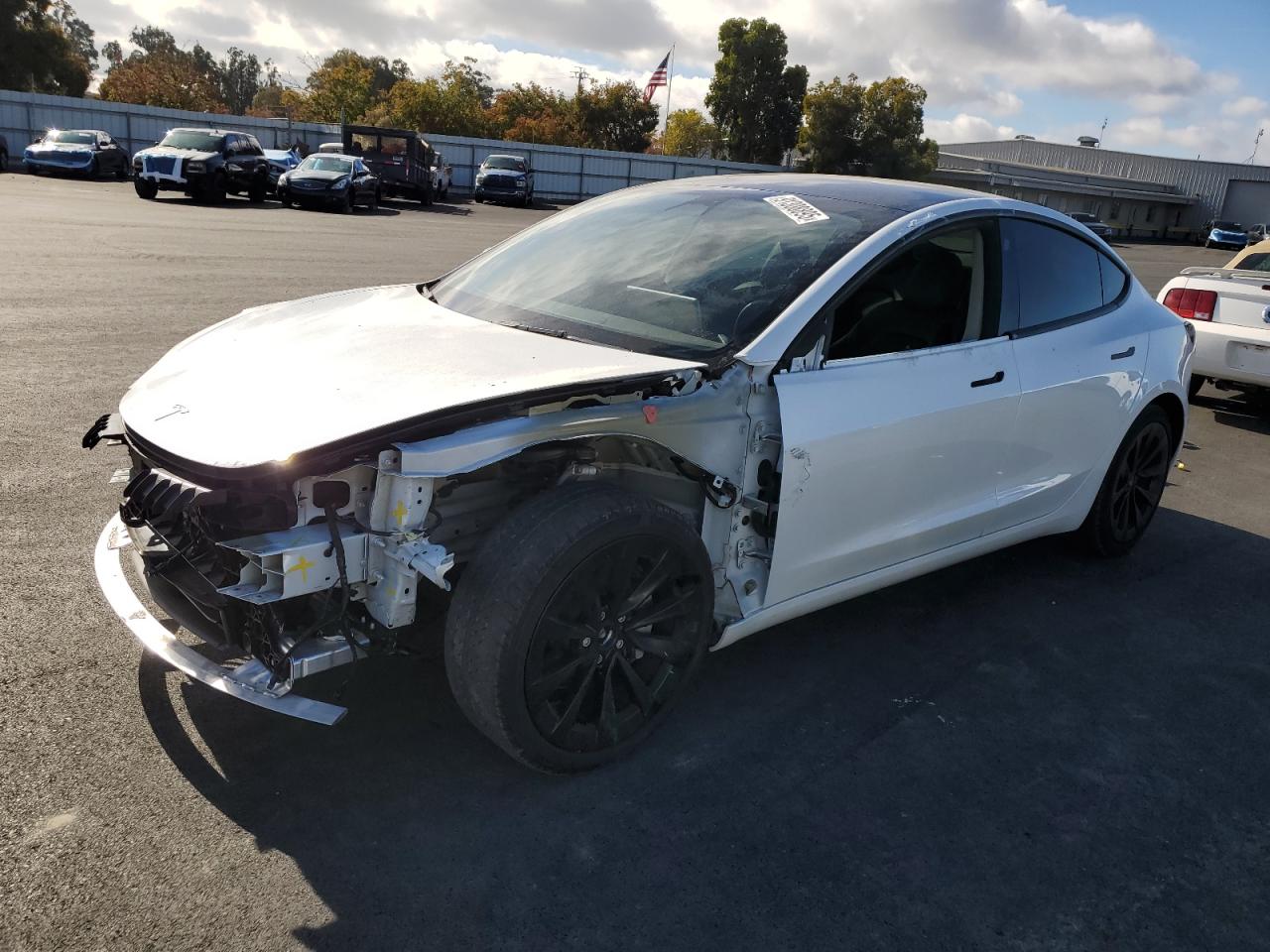 Lot #3302835918 2022 TESLA MODEL 3