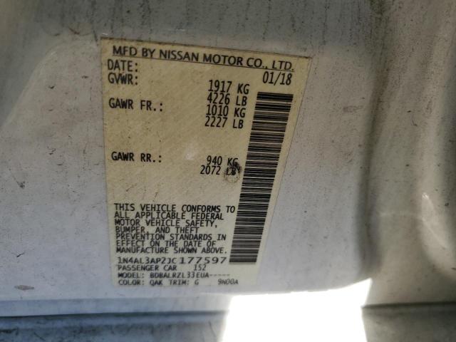 2018 NISSAN ALTIMA 2.5 #3296258418