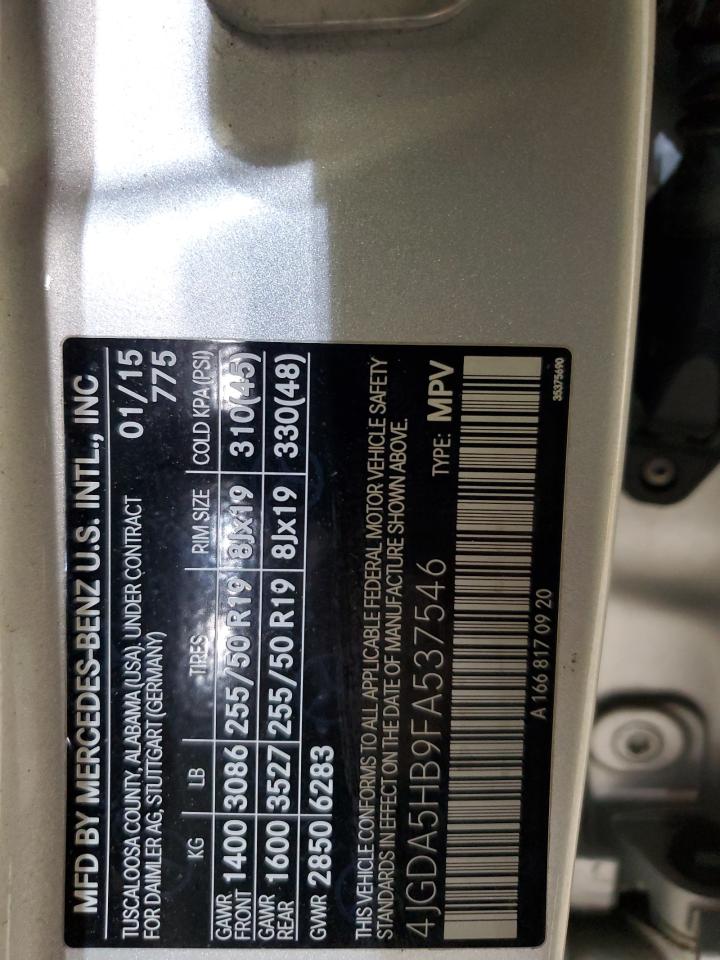 MERCEDES-BENZ M-CLASS 350 4MATIC