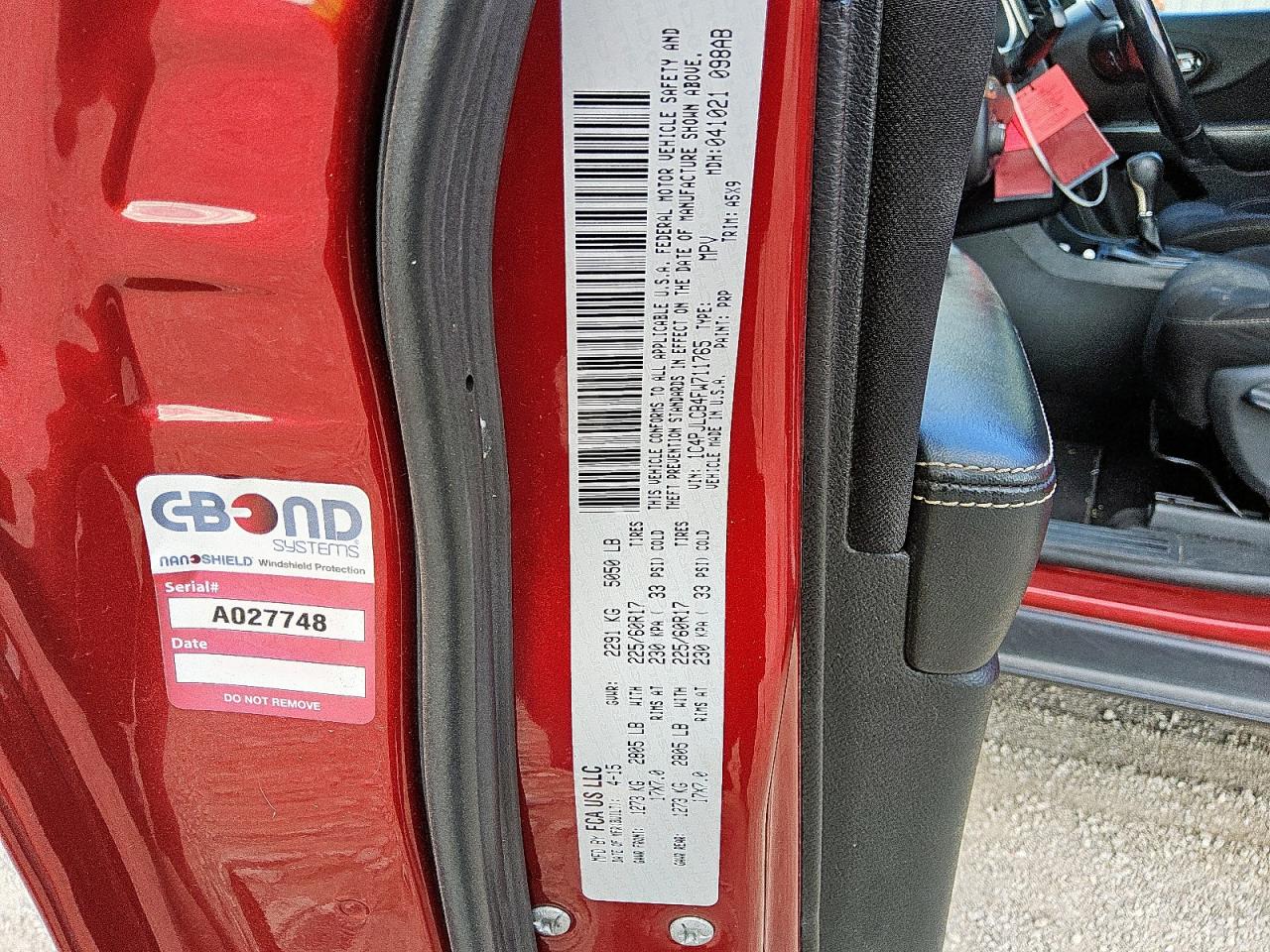 Lot #3316839664 2015 JEEP CHEROKEE L