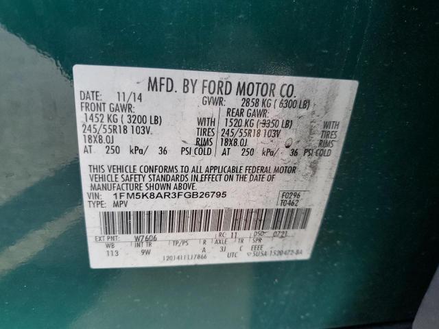 2015 FORD EXPLORER P #3290198314