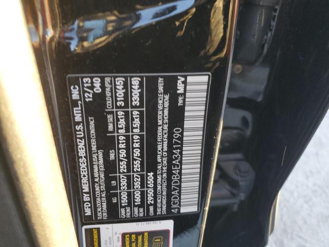 2014 MERCEDES-BENZ ML 550 4MA #3308310195