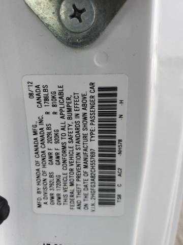 2012 HONDA CIVIC EX #3290318958