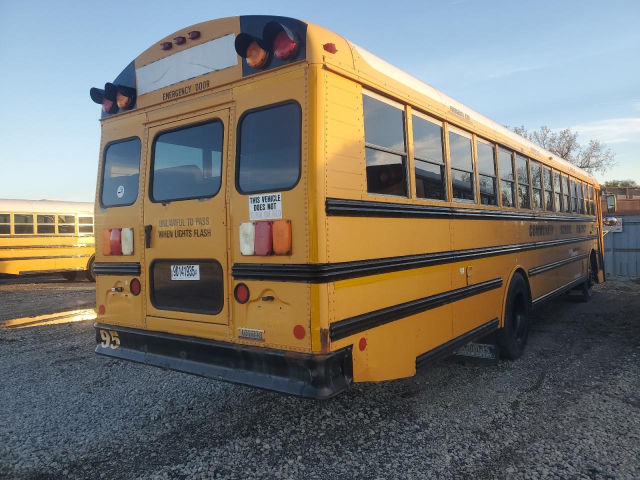 Lot #3279679937 2011 THOMAS SCHOOL BUS