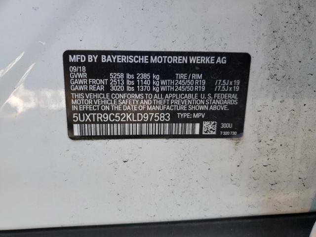 5UXTR9C52KLD97583 2019 BMW X3, photo no. 13