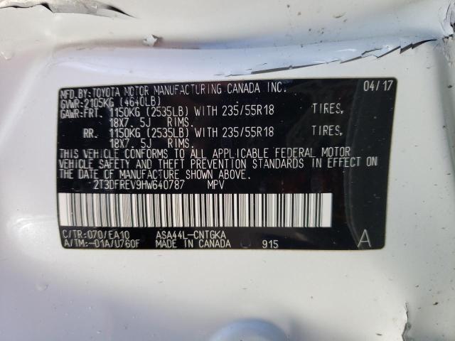 2T3DFREV9HW640787 | 2017 TOYOTA RAV4 LIMIT