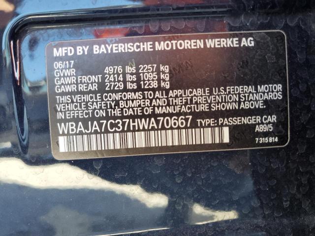 2017 BMW 530 XI - WBAJA7C37HWA70667