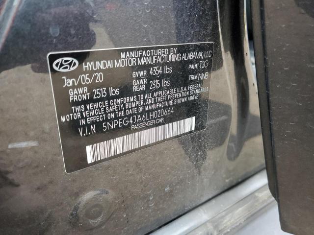 5NPEG4JA6LH020664 | 2020 HYUNDAI SONATA SE