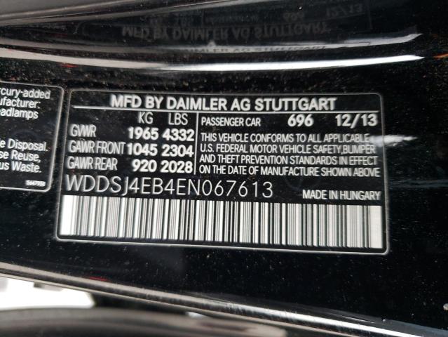 VIN WDDSJ4EB4EN067613 2014 Mercedes-Benz CLA-Class,... no.12