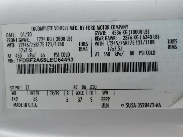 2020 FORD F250 SUPER - 1FDBF2A68LEC64463
