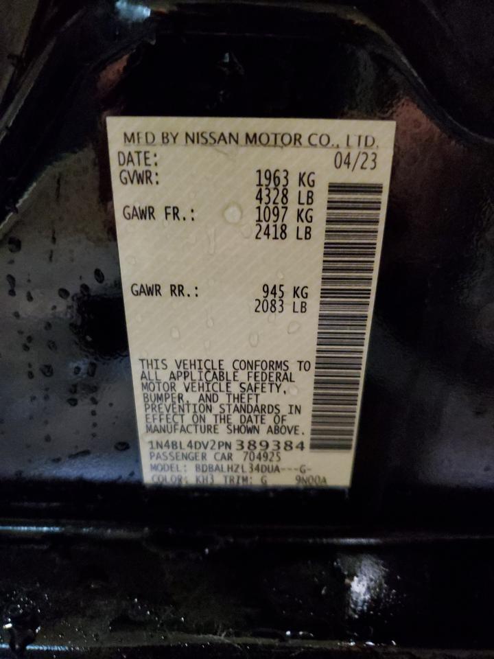 1N4BL4DV2PN389384 NISSAN ALTIMA 2023
