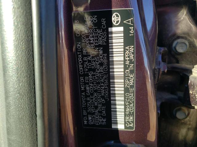 JTKKUPB47E1039894 | 2014 TOYOTA SCION XD