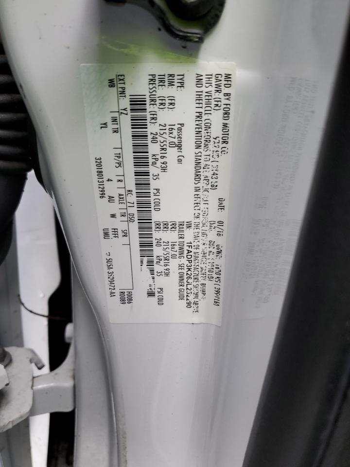 1FADP3K26JL252290 FORD FOCUS 2018