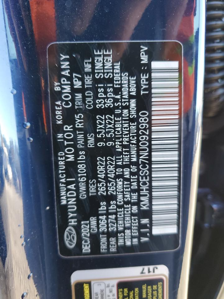 KMUHCESC7NU092980 GENESIS GV80 2022