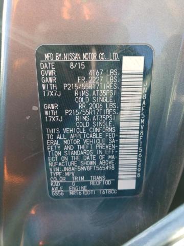 2015 NISSAN JUKE S - JN8AF5MV8FT565498