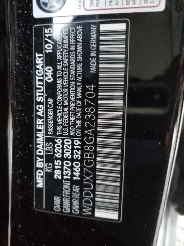 2016 MERCEDES-BENZ S MERCEDES - WDDUX7GB8GA238704