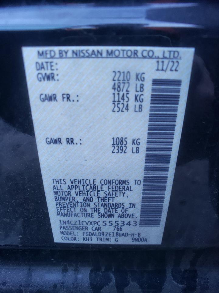 1N4CZ1CVXPC555343 NISSAN LEAF 2023