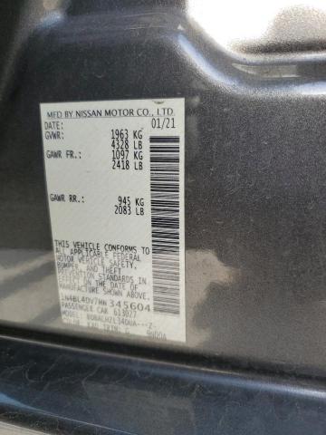 2021 NISSAN ALTIMA SV - 1N4BL4DV7MN345604