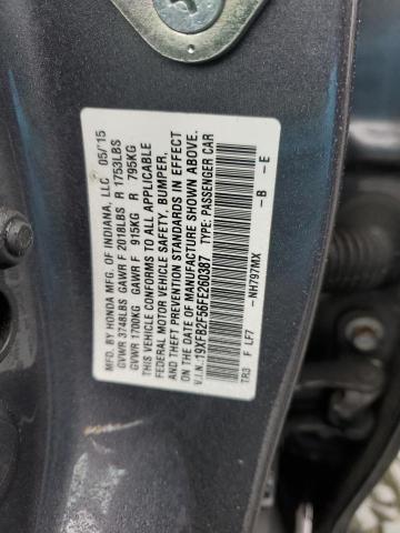 19XFB2F56FE260387 | 2015 HONDA CIVIC LX