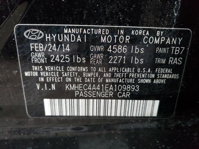 KMHEC4A41EA109893 | 2014 HYUNDAI SONATA HYB