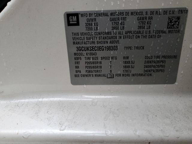 3GCUKSEC0EG198303 | 2014 CHEVROLET SILVERADO