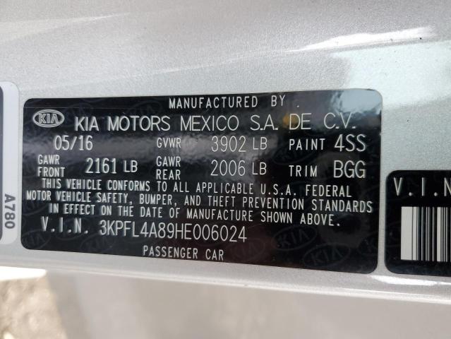 3KPFL4A89HE006024 | 2017 KIA FORTE EX