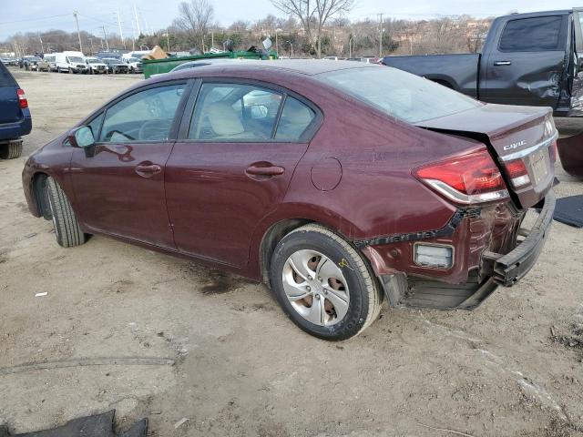 Vin: 19xfb2f55fe263622, lot: 81035253, honda civic lx 20152