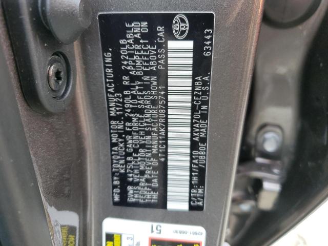 VIN 4T1C11AK7RU875741 2024 Toyota Camry, LE no.12