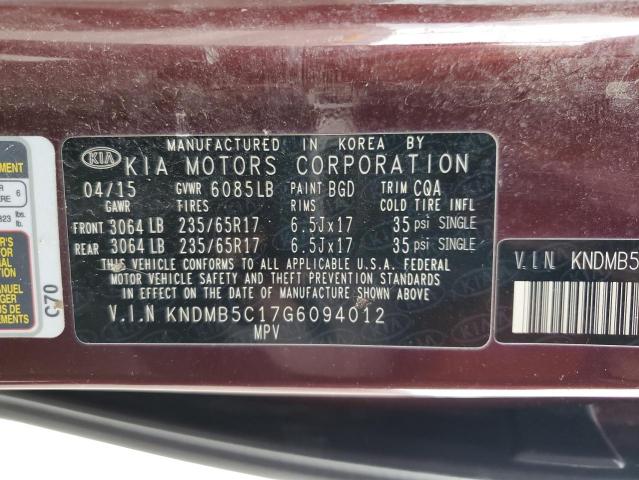 KNDMB5C17G6094012 2016 Kia Sedona Lx