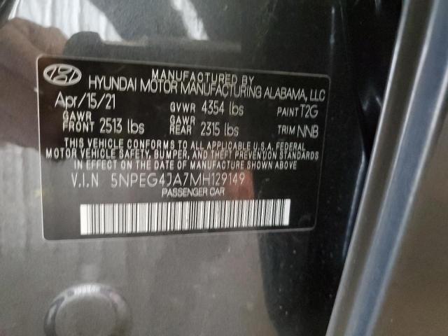 5NPEG4JA7MH129149 | 2021 HYUNDAI SONATA SE