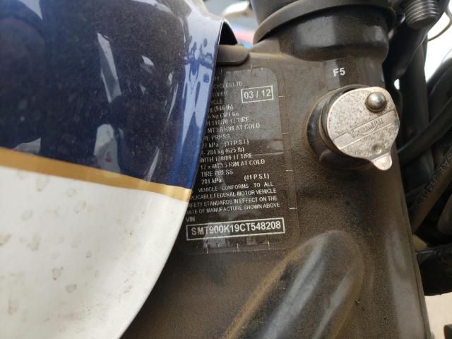 2012 TRIUMPH MOTORCYCLE BONNEVILLE - SMT900K19CT548208