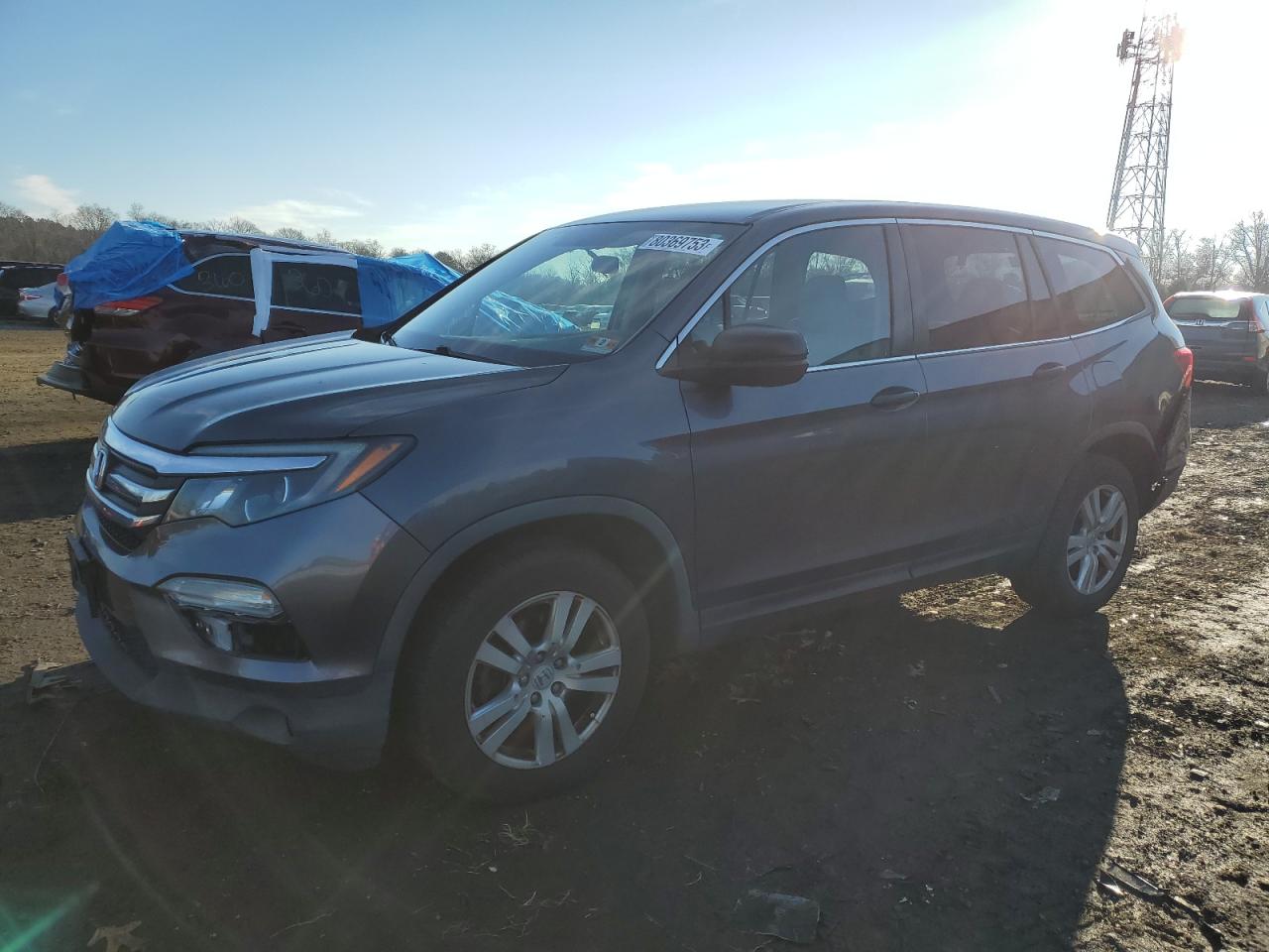 5FNYF6H17HB014086 HONDA PILOT 2017