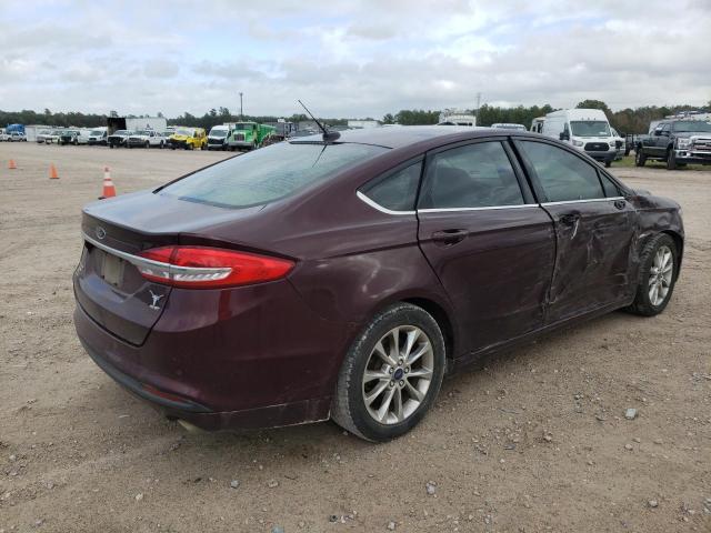  FORD FUSION 2017 Бордовый