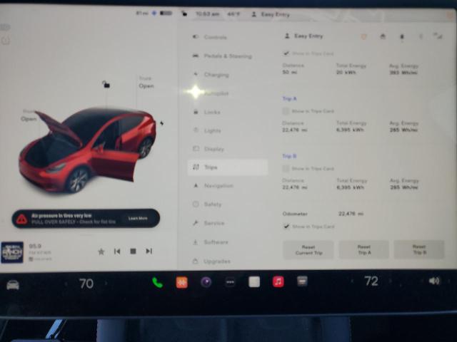 7SAYGDEE3NA002036 | 2022 TESLA MODEL Y