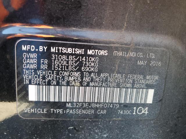 ML32F3FJ8HHF07479 | 2017 MITSUBISHI MIRAGE G4