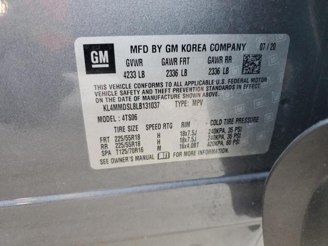 KL4MMDSL8LB131037 | 2020 BUICK ENCORE GX